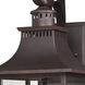 Chancellor 2 Light 19 inch Copper Bronze Outdoor Wall Lantern