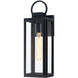 Crosby 1 Light 16.25 inch Matte Black Outdoor Wall Light