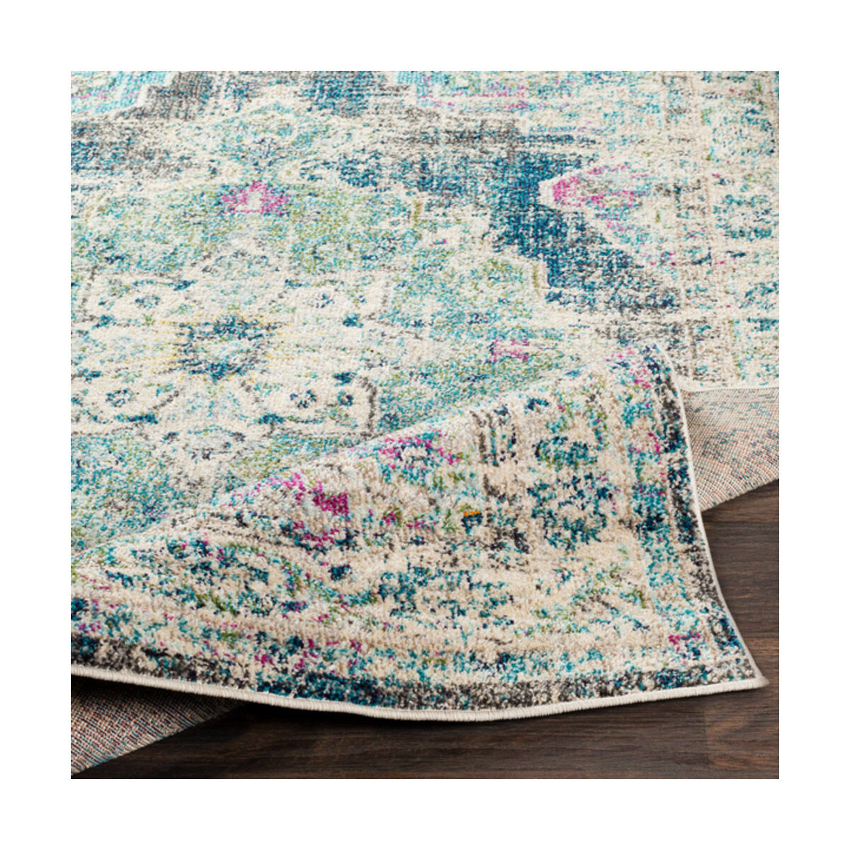 Cade 63 X 63 inch Dark Blue Rug, Round