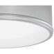 Getty 2 Light 12 inch Brushed Nickel Flush Mount Ceiling Light