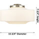 Franklin Restoration Bridgeton 1 Light 11.75 inch Satin Gold Mini Pendant Ceiling Light in Incandescent, Seedy