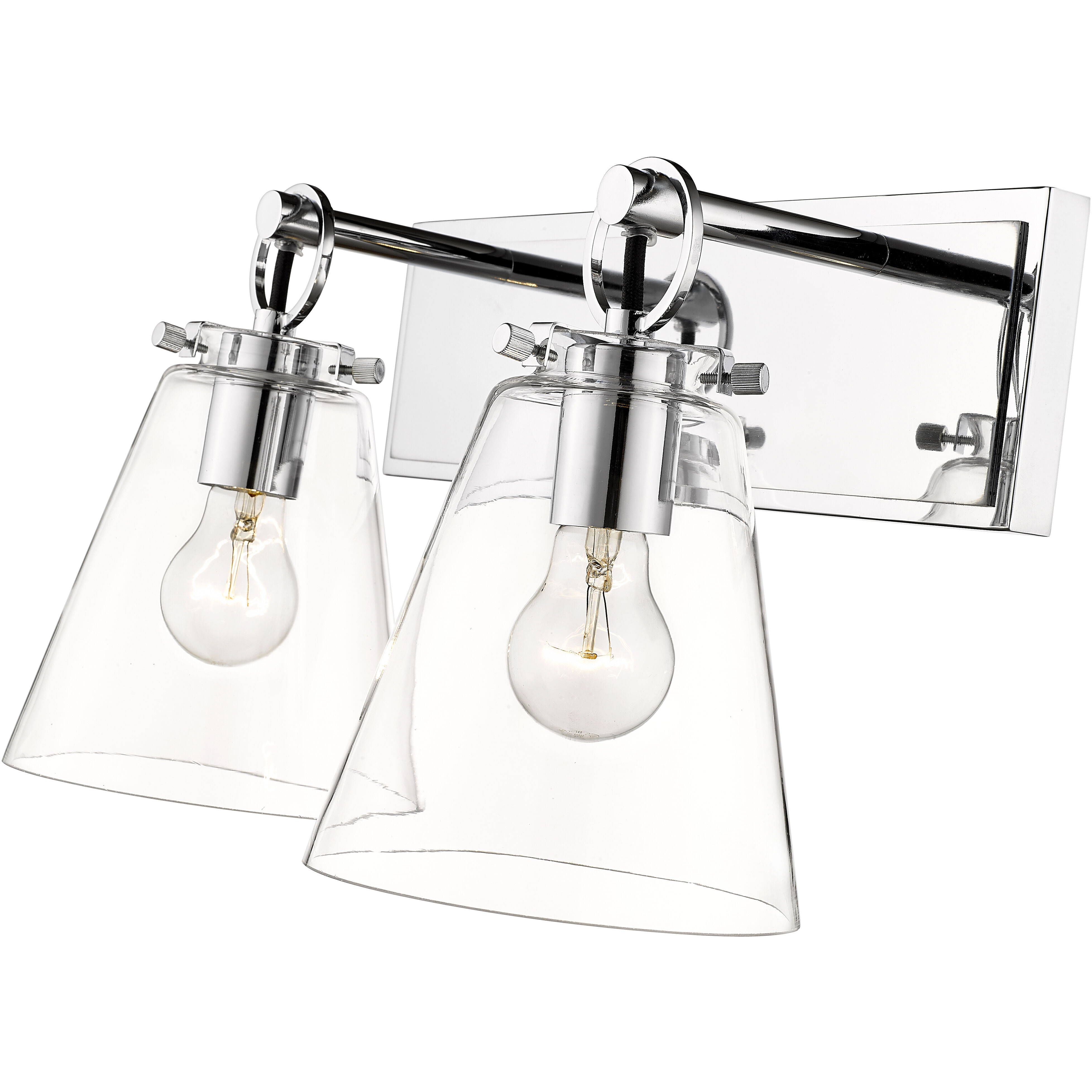 Harper 2 Light 15.5 inch Chrome Vanity Wall Light