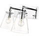 Harper 2 Light 15.5 inch Chrome Vanity Wall Light