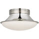 Kelly Wearstler Precision LED 8.5 inch Polished Nickel Downlight Flush Mount Ceiling Light