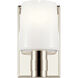 Adani 1 Light 5 inch Polished Nickel Wall Sconce Wall Light