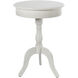 Luka 29.25 X 21.5 inch Antique White Side Table