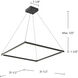 Piazza Pendant Ceiling Light in Black