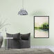 Evanesce Green and Beige and Blue Framed Art