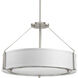 LeConte Bay 4 Light 24 inch Brushed Nickel Pendant Ceiling Light, Design Series