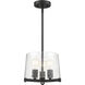 Matteson 3 Light 10.25 inch Matte Black Pendant Ceiling Light