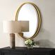 Rhodes 31.88 X 24.25 inch Antiqued Metallic Gold Leaf Mirror
