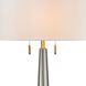 Bedford 30 inch 60 watt Aged Brass Table Lamp Portable Light