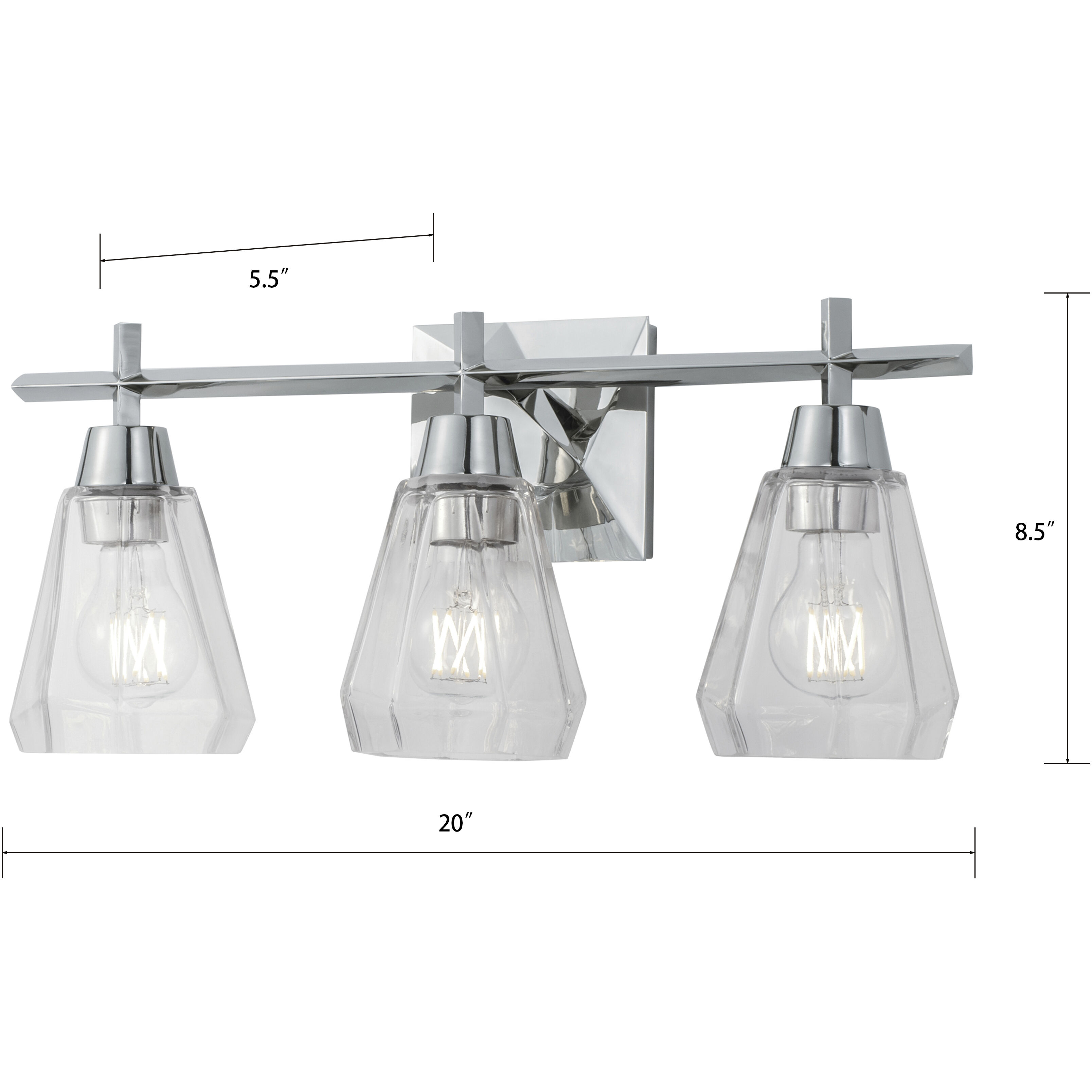 Arctic Vanity Light Wall Light