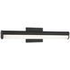 Junction LED 23.25 inch Matte Black Wall Sconce Wall Light