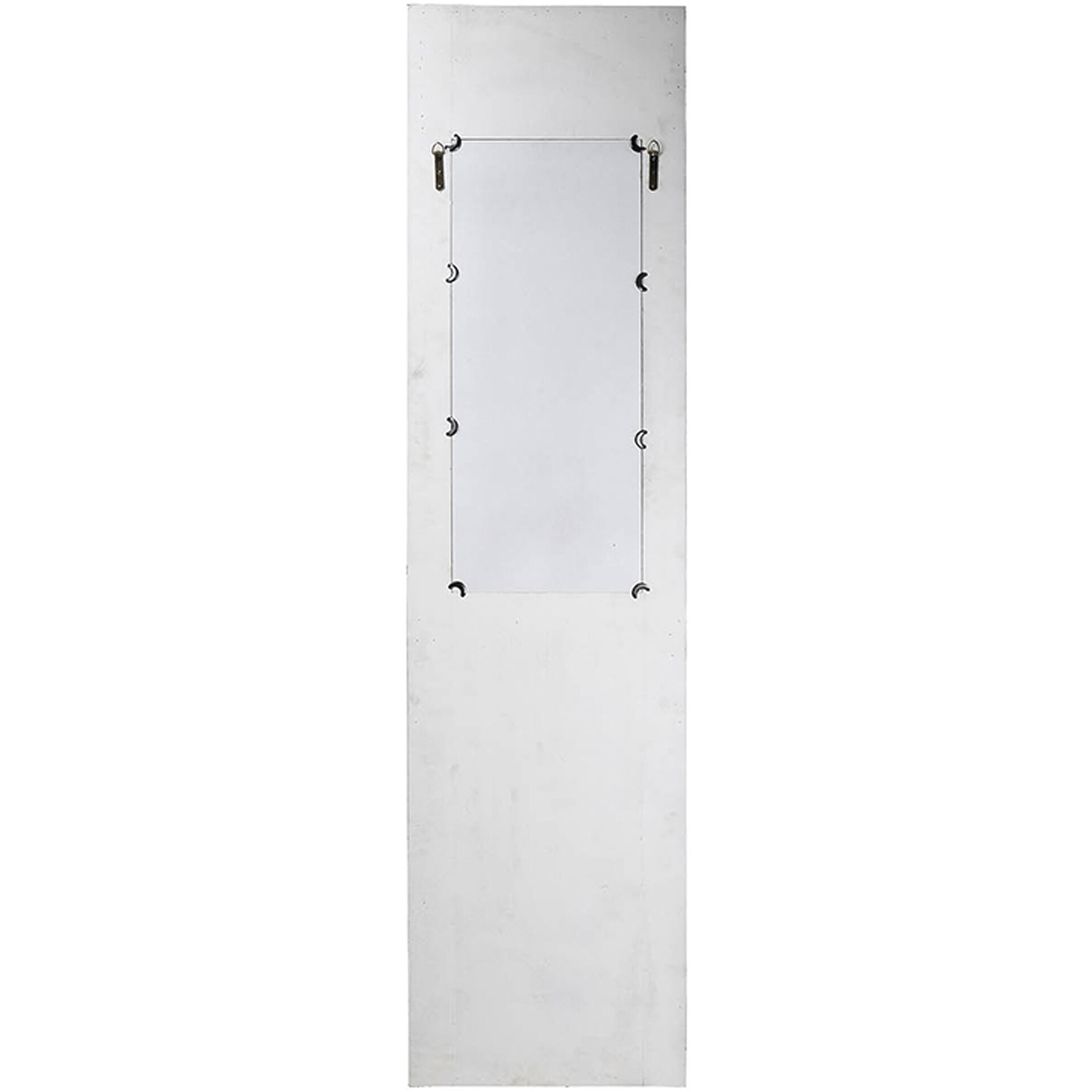 Classic 28.5 X 13.5 inch Antique White Wall Mirror