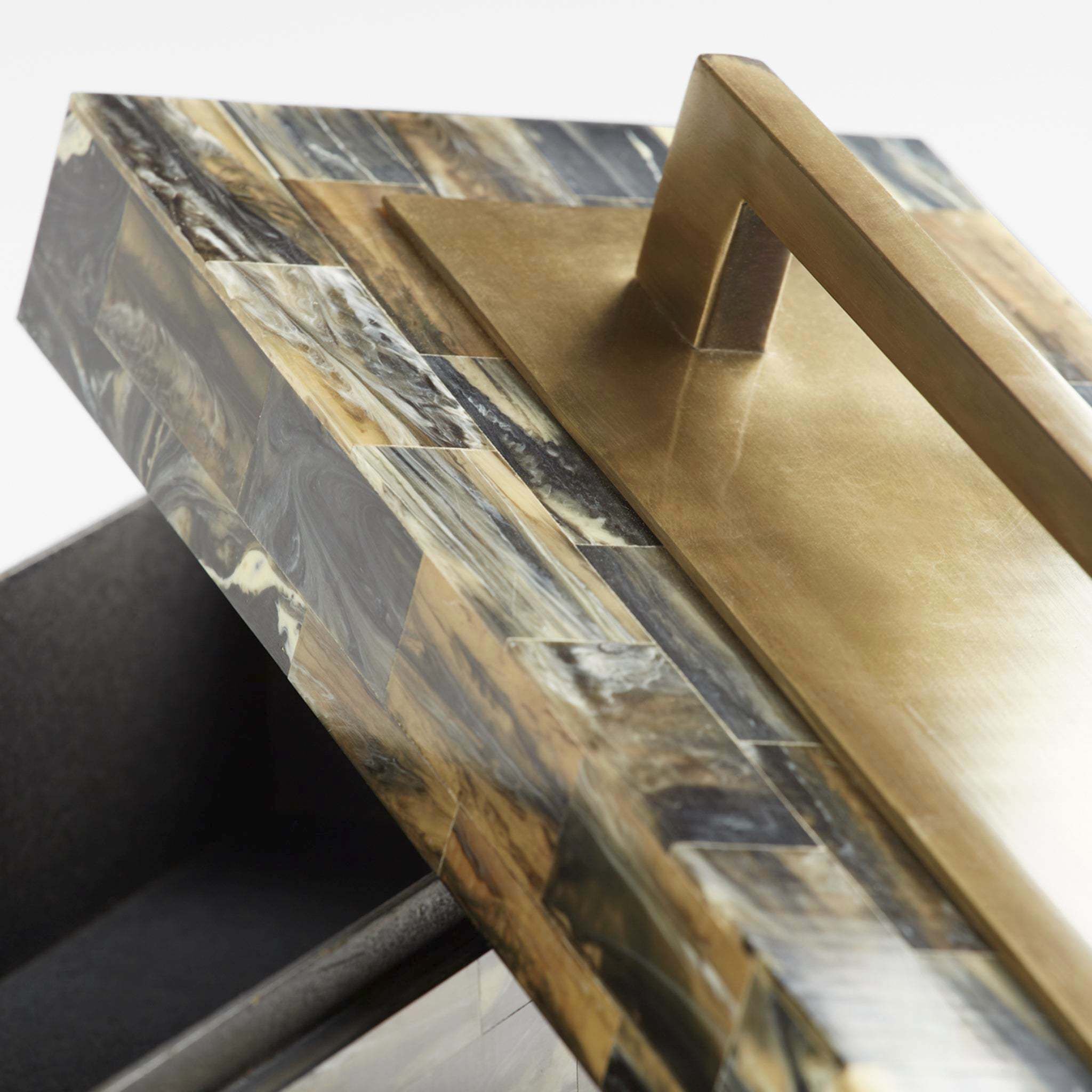 Cairo 14 X 6 inch Antique Brass Box