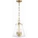 Voss 3 Light 11 inch Luxe Gold Pendant Ceiling Light