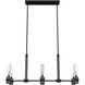River Mill 6 Light 36.5 inch Rustic Iron Chandelier Ceiling Light