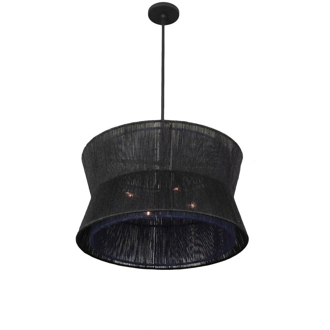Madura 4 Light 22 inch Matte Black Pendant Chandelier Ceiling Light