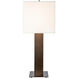 Horizon 29.28 inch 60.00 watt Oil Rubbed Bronze and Clear Steel Table Lamp Portable Light