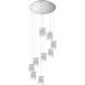 Politan 9 Light 22 inch Chrome Pendant Ceiling Light