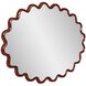 Cloud 36 X 24 inch Burgundy Mirror