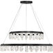 Artic Glacier LED 49.25 inch Coal Chandelier Ceiling Light