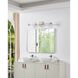 Blake LED 35.5 inch Polished Nickel and Champagne Gold Vanity Light Wall Light