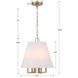 Westwood 4 Light 13.5 inch Vibrant Gold Chandelier Ceiling Light