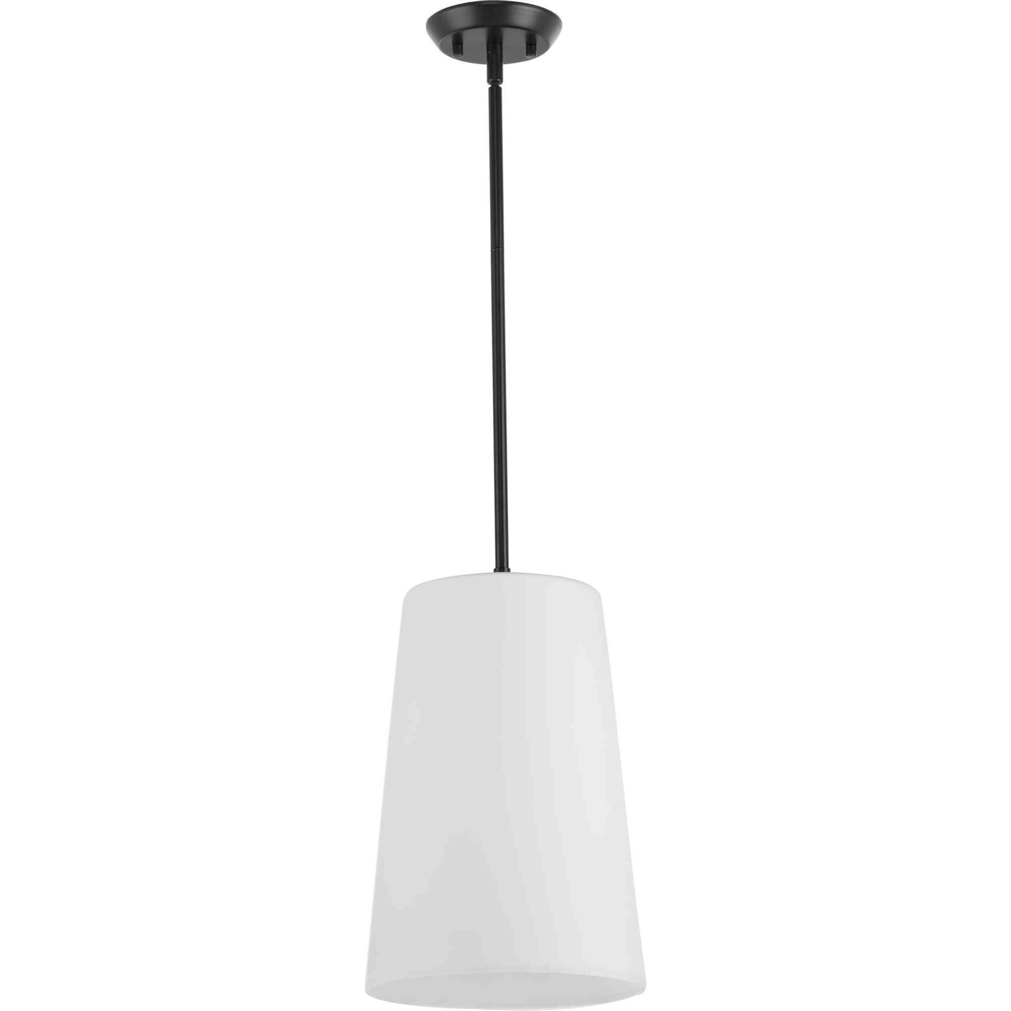 Clarion 1 Light 10.5 inch Matte Black Pendant Ceiling Light