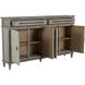Isaac Brushed Grey / Antique Bronze / Sesame Grey Cabinet