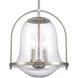 Connection 2 Light 12 inch Satin Nickel Pendant Ceiling Light