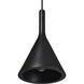 Meda 1 Light 7 inch Black Pendant Ceiling Light
