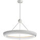 Geist LED 35.5 inch Textured White Ring Pendant Ceiling Light