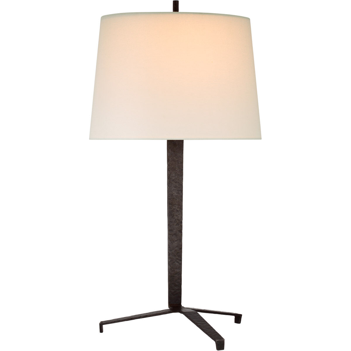 Thomas O'Brien Francesco 29.5 inch 15 watt Aged Iron Table Lamp Portable Light, Large