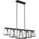 Cape Breton Linear Ceiling Light in Multiple Finishes and Ebony