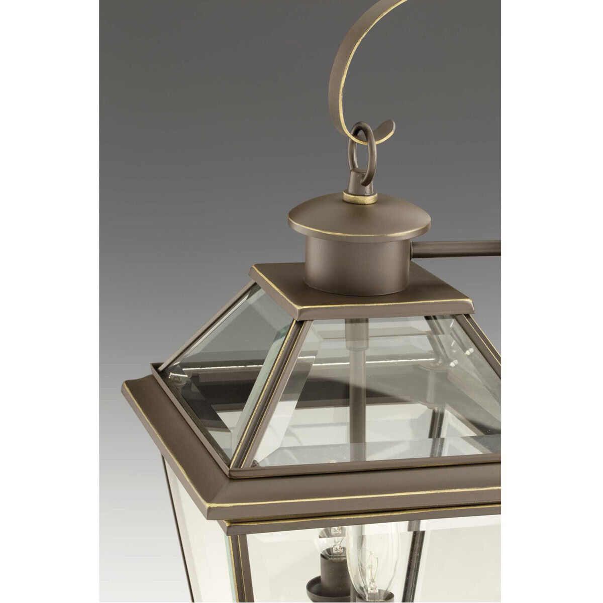 Burlington 3 Light 22 inch Antique Bronze Outdoor Wall Lantern, Large