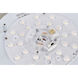 Glamour LED 10 inch Brushed Nickel Flush Mount Ceiling Light