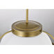 Lakeshore 1 Light 18 inch Natural Brass Pendant Ceiling Light