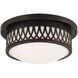 Westfield 2 Light 11 inch Olde Bronze Flush Mount Ceiling Light