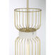 Park Slope 1 Light 8 inch Nouveau Gold Mini Pendant Ceiling Light