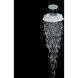 Crystal Rain 8 Light 24 inch Silver Chandelier Ceiling Light