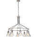 State House 8 Light 37.44 inch Polished Nickel Chandelier Ceiling Light