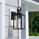 Medinah Textured Black Outdoor Motion Sensor