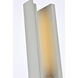 Raine 17 inch Silver Outdoor Wall Light