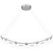 Enzo 5 Light 37.75 inch Brushed Nickel Island Light Ceiling Light
