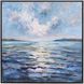 Tranquil Sunset 51.75 X 51.75 inch Hand Painted Canvas