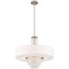 Carlisle 5 Light 22 inch Brushed Nickel Chandelier Ceiling Light
