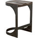 Baxter 24 inch Dark Walnut w/ Matte Black Legs Counter Stool