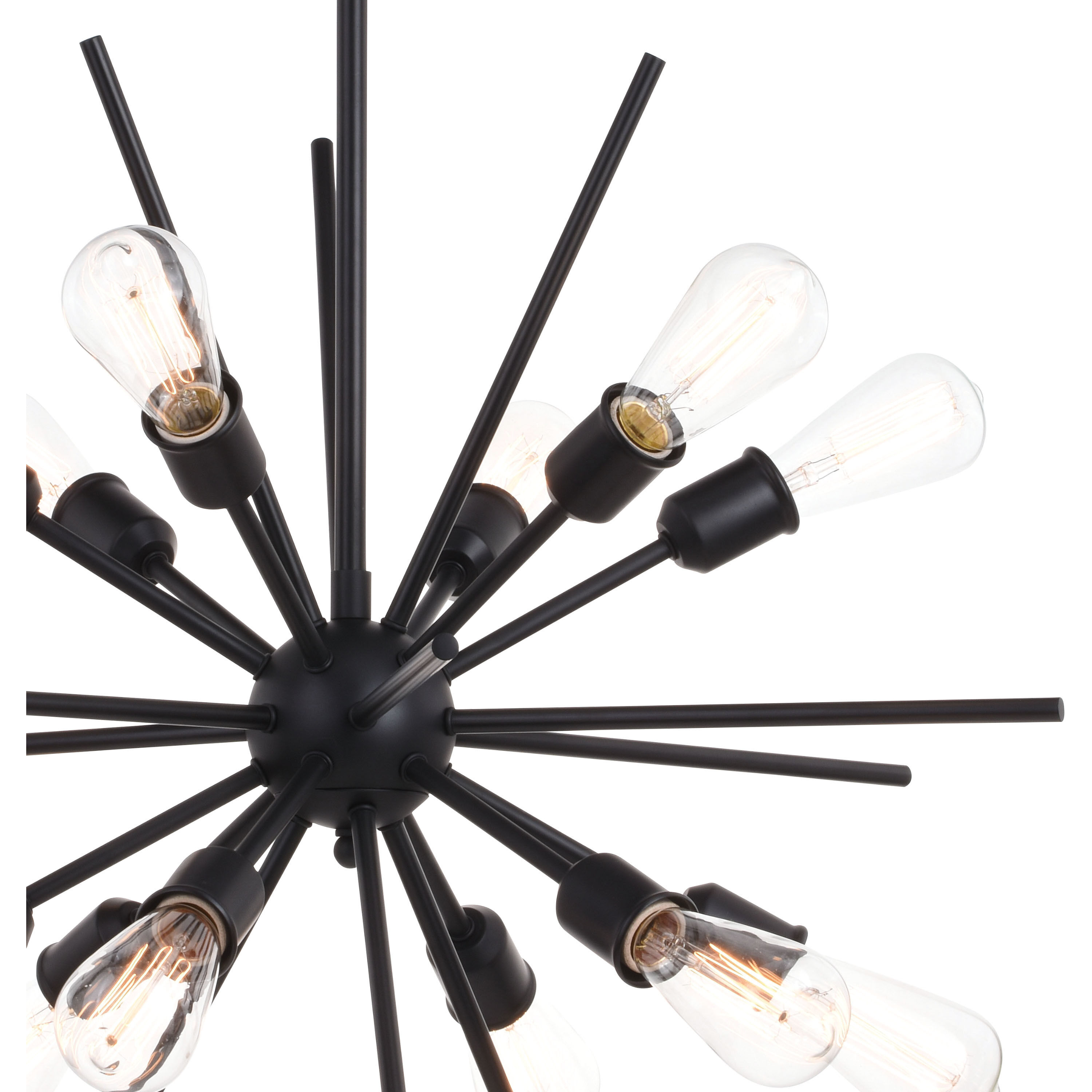 Estelle LED 27.5 inch Matte Black Pendant Ceiling Light